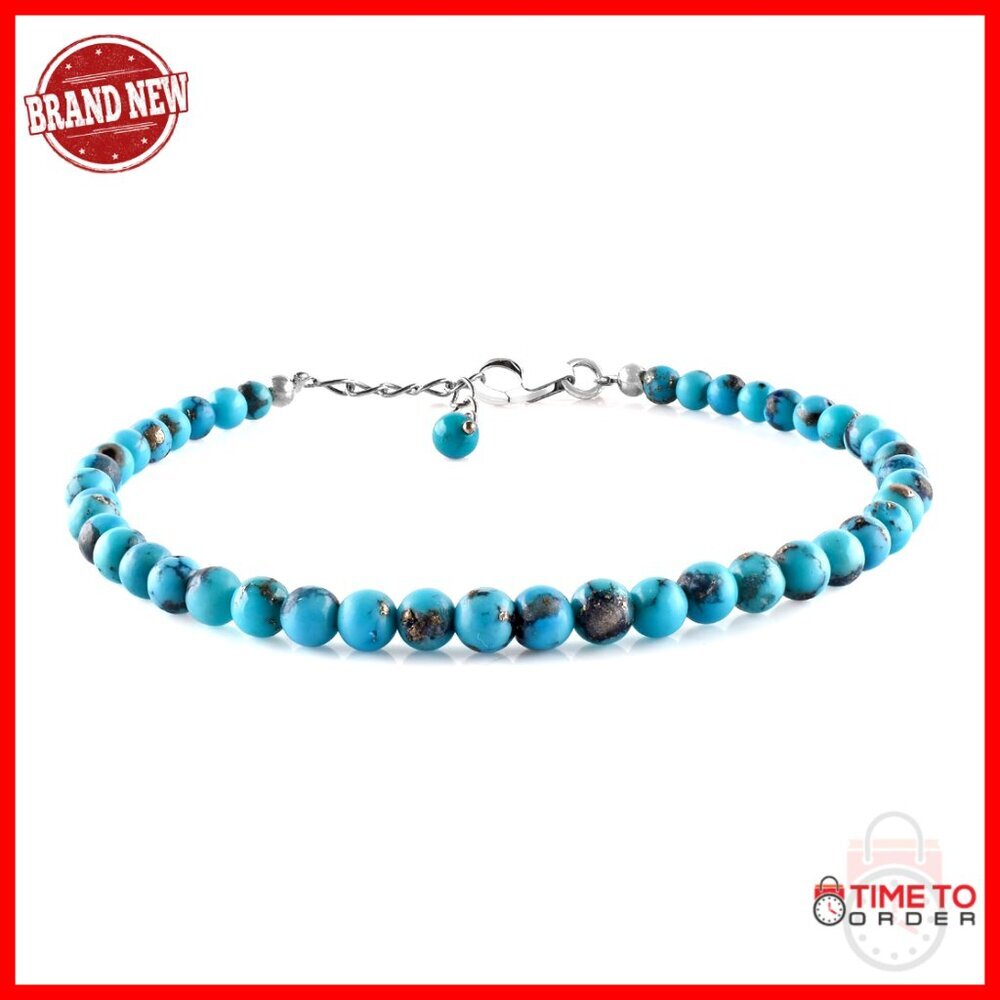 Sterling Silver Gemstone Bracelet 8 Inch Statement Jewelry Gift